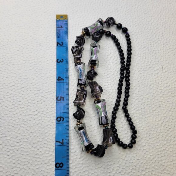 BLACK Bead Necklace Casual Boho Summer Fashion Trendy Necklace - Picture 6 of 6